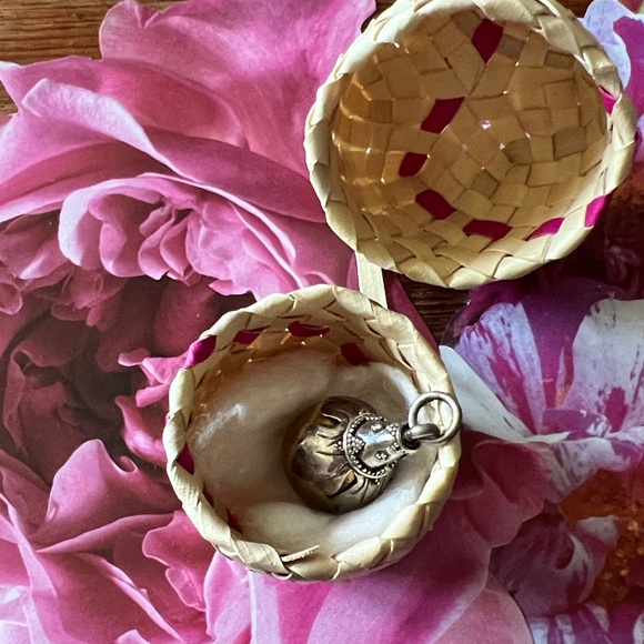 Silver and Brass Harmony Ball Pendant - Picture 4 of 5